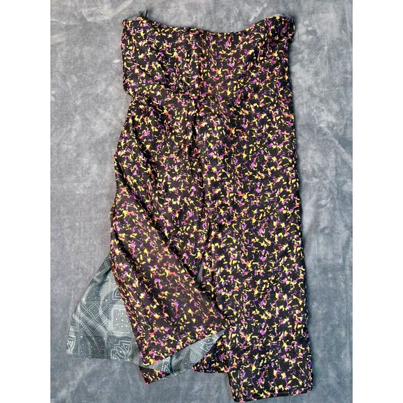 Urban Nomad 100 percent Silk Wrap Pants Abstract Multicolor Boho Adjustable Fit - Picture 1 of 6